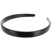 Diadema de plástico flexible a personalizar 14 mm Negro x1