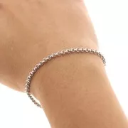 Cadena malla jaseron 2.9 mm en Acero inox x98cm