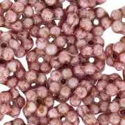 Flores entrepiezas Forget-me-not 5 mm White Senagal Purple x50|raw }}