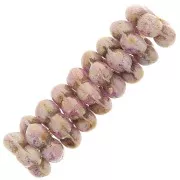 Flores entrepiezas Forget-me-not 5 mm White Senagal Purple x50