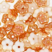 Flores entrepiezas Forget-me-not  5 mm Opaco White Apricot x50