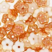 Flores entrepiezas Forget-me-not 5 mm Opaco White Apricot x50