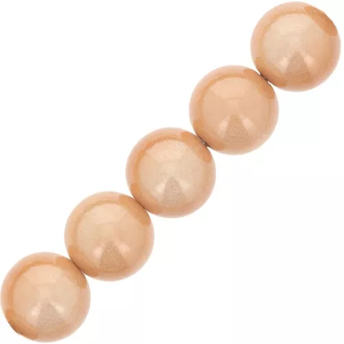 Cuenta Milagros 12 mm Beige x1