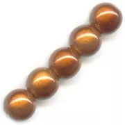 Cuentas Milagros 10 mm Marón x1