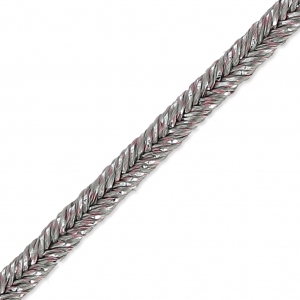 Trencilla metálica fabricación italiana 2 mm Gris/plateada x1m