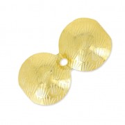 Tapanudos 10 mm Dorado con oro fino x4