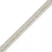 Trencilla metálica fabricación italiana 2 mm Silver/plateada x1m