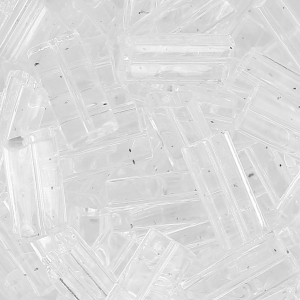 Rectángulo Beads Miyuki 4x9 mm RECT-131- Crystal x8g