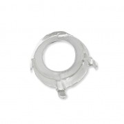 Engaste para cabochon PureCrystal 1122 Rivoli 20 mm plateado x1|raw }}