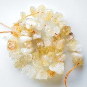 Cuenta nugget irregular 12-25 mm Citrine  x1