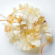 Cuenta nugget irregular 12-25 mm Citrine x1