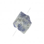 Piedra bruta irregular con un agujero 20-30 mm Lapis Lazuli x1