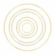 Círculo desnudo en latón para atrapasueños suspensión y lámparas 7,5 cm