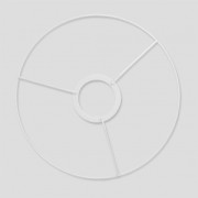 Círculo cabeza pantalla de lámpara 20 cm Blanco x1|raw }}