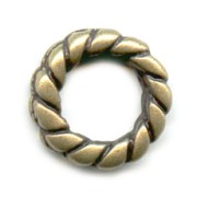 Anillas 11 mm color bronce x5