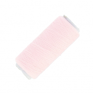 Bobina de hilo de imitación algodón para crear pompones Rosa Polvo x120m