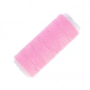 Rosa - Bobina de hilo de imitación algodón para crear pompones Rosa x120m Bobina de hilo de imitación algodón para crear pompones Rosa x120m