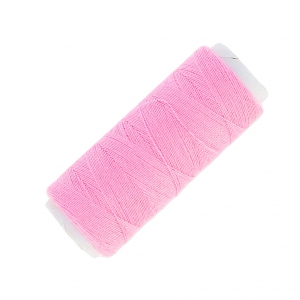 Bobina de hilo de imitación algodón para crear pompones Rosa  x120m