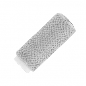 Bobina de hilo de imitación algodón para crear pompones Gris Claro x120m