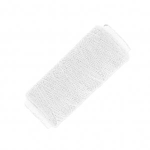 Bobina de hilo de imitación algodón para crear pompones Blanco x120m