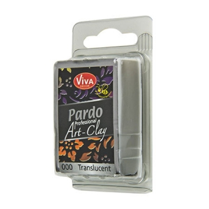Arcilla polimérica Pardo Viva Decor Professional Art Clay 56g n°000 Transparente