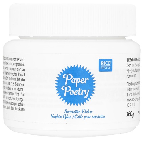 Barniz pegamento Paper Patch para les collages de serviettes en papier 160m