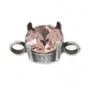 Intercalaire 2 anneaux para cabochon PureCrystal 1028/1088 8 mm doré x1