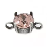 Intercalaire 2 anneaux para cabochon PureCrystal 1028/1088 8 mm doré x1