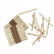 Bâtonnets en bois para la décoration et les loisirs créatifs 11.4 cm x150