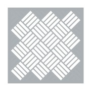 Plantilla decorativa medio modelo 45.7x45.7 cm Panier tressé x1|raw }}