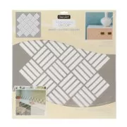 Plantilla decorativa medio modelo 45.7x45.7 cm Panier tressé x1