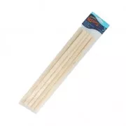 Baguettes en bois para la décoration et les tejidos muraux 1.2x30cm x5