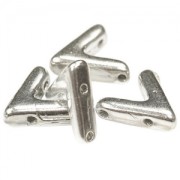 Cuentas de vidrio con 3 agujeros forma V AVA® Bead 10x4 mm Labrador x10|raw }}