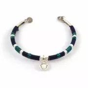 Hilo de jade / Griffin Hilo europeo de nailon trenzado 0,3 a 0,5 mm - Turquesa x25m