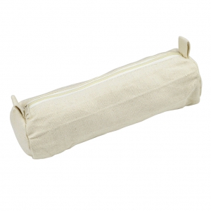 Trousse en coton à customiser 22x6 cm Natural x1