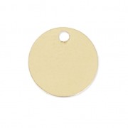 Sequin rond 9 mm Gold filled x1|raw }}