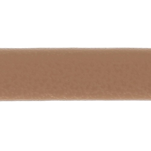 Cordón de cuero reconstituido doble 5 mm Camel x1m