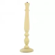 Pied de lampe en bois brut pour la création d'abat-jour 43 cm Classique x1