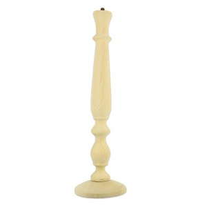 Pied de lampe en bois brut pour la création d'abat-jour 43 cm Classique x1