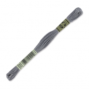Hilo para bordar DMC Mouliné Spécial 117 MC Gris Souris (414) x8m
