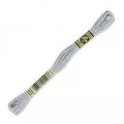 Hilo para bordar DMC Mouliné Spécial 117 MC Gris Clair (415) x8m