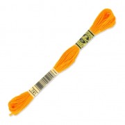 Hilo para bordar DMC Mouliné Spécial 117 MC Naranja Claro (741) x8m|raw }}