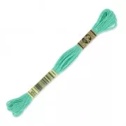 Hilo para bordar DMC Mouliné Spécial 117 MC Green Turquesa (959) x8m