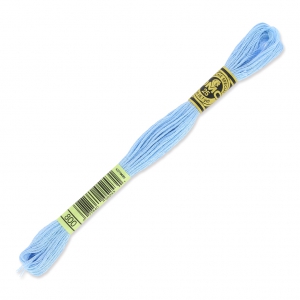 Hilo para bordar DMC Mouliné Spécial 117 MC Light Sapphire (800) x8m