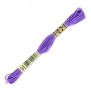 Hilo para bordar DMC Mouliné Spécial 117 MC Morado (208) x8m