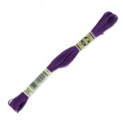 Hilo para bordar DMC Mouliné Spécial 117 MC Aubergine (550) x8m