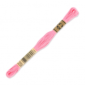 Hilo para bordar DMC Mouliné Spécial 117 MC Rosa (3708) x8m