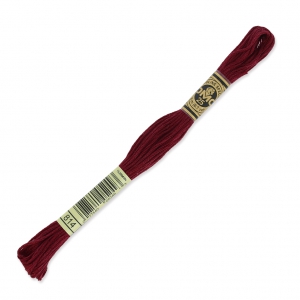 Hilo para bordar DMC Mouliné Spécial 117 MC Granate (814) x8m