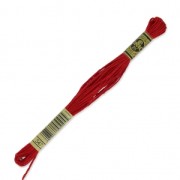 Hilo para bordar DMC Mouliné Spécial 117 MC Rojo Paris (347) x8m