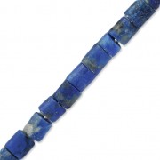 Cuentas Lapis Lazuli tubos 3x3 mm x20|raw }}